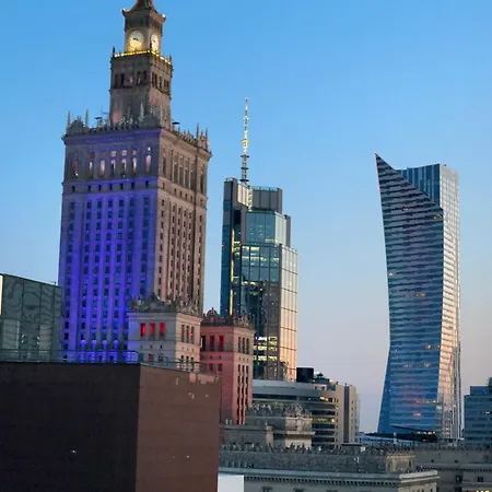 Palace Of Culture Skyline شقة وارسو