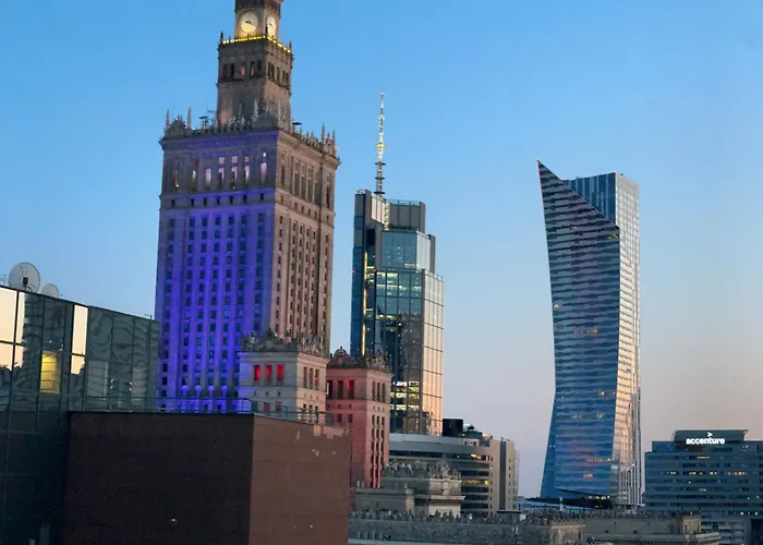 Palace Of Culture Skyline شقة وارسو